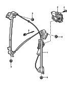 porsche 804030 Window regulator