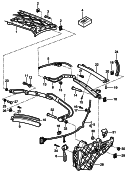 porsche 811007 top frame. Individual parts