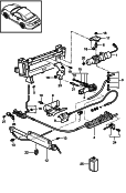 porsche 811012 Convertible top. Driving mechanism. Hydraulic