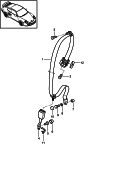 porsche 812006 Ремень безопасности