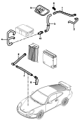 porsche 813002 Luggage compartment. Cooling