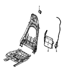 porsche 817007 Поясничный подпор. Сиденье Komfort