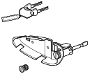 porsche 898000 repair kits. Set of locks. comprising:. Bracket. Door handle, exterior. Glove compartment lock. key. Key fob