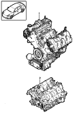 porsche 101016 Двигатель с ГБЦ. Блок цилиндров в сборе