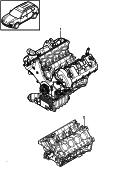porsche 101002 Двигатель с ГБЦ. Блок цилиндров в сборе