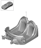 porsche 801002 Monocoque. (complete). Vehicle Ident. No.. Indicate