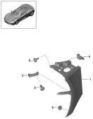 porsche 801007 Front end. Accessories. Side part