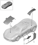 porsche 810002 Decorative film. Martini Racing. See workshop manual. 665255