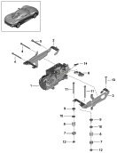 porsche 813015 Compressor. Air conditioning