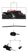 porsche 801002 Багажник на крыше. D -    MJ 2012>>