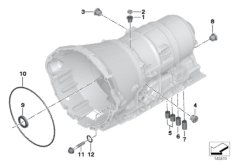 rolls-royce 24_1061 Картер GA6HP32Z с деталями крепления