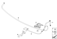 rolls-royce 61_1568 Шлангопроводы системы омывателей фар