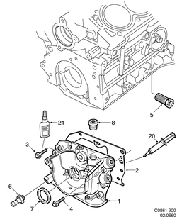 saab C0861 Oljepump