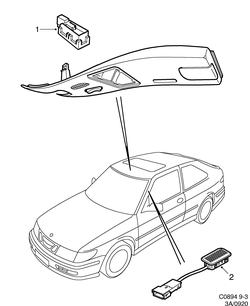 saab C0894 Телефон