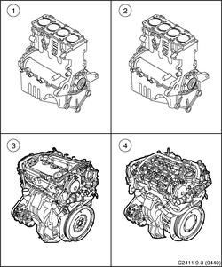 saab C2411 Базовый двигатель - Двигатель, мотор