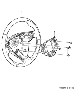 saab C3384 Руль