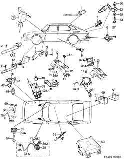 saab F0479 Контакты - датчик