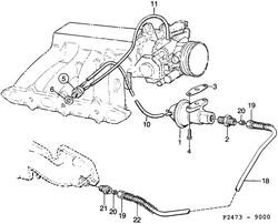 saab F2473 Система EGR