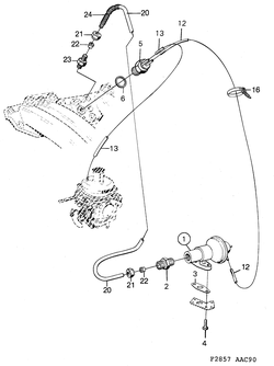 saab F2857 Система EGR