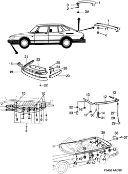 saab F5453 Spoiler