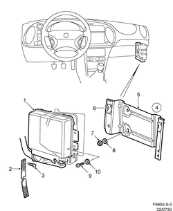saab F9955 Блок управления - Trionic
