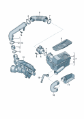 skoda 129025 Возд. фильтр с сопутств. деталями