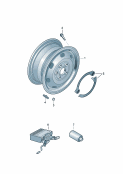 skoda 601012 Стальной диск для компактного докатного колеса
