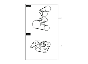 Схема обводного ремня ssangyong actyon