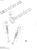 suzuki 57292 РАСПРЕДВАЛ / КЛАПАН (RM413,RM415)