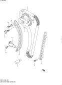 suzuki 57294 ЦЕПЬ ГРМ (RM413,RM415)