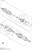 suzuki 52852 ПЕРЕДНИЙ ПРИВОДНОЙ ВАЛ (RS415:MT)