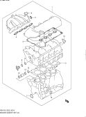 suzuki 85508 ENGINE GASKET SET (RS415)