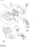 suzuki 54310 ВОЗДУШНЫЙ ФИЛЬТР (RS416)