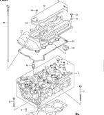 suzuki 91085 ГОЛОВКА ЦИЛИНДРОВ (RS416)