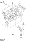 suzuki 85542 CYLINDER (RS413,RS415)