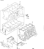 suzuki 91086 CYLINDER (RS413D)
