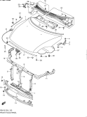 suzuki 55321 ПАНЕЛЬ КАПОТА