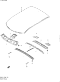 suzuki 55328 ПАНЕЛЬ КРЫШИ