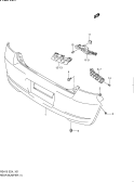 suzuki 55333 ЗАДНИЙ БАМПЕР (SEE NOTE)