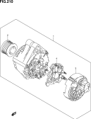 suzuki 56672 ГЕНЕРАТОР (RW419D)
