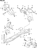 suzuki 56717 ОПОРА ДВИГАТЕЛЯ (RW416:2WD:AT)