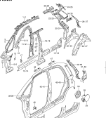 suzuki 52386 ПАНЕЛЬ БОКОВОЙ ЧАСТИ КУЗОВА (TYPE 4,5,6:5DR)