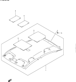 suzuki 52434 ОБИВКА КРЫШИ (4DR)