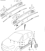 suzuki 52437 МОЛДИНГ (5DR)