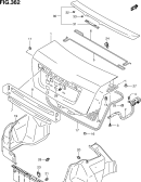 suzuki 52458 ДВЕРЦА БАГАЖНИКА (4DR)