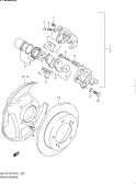 suzuki 50005 ПЕРЕДНИЙ ТОРМОЗ