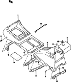 suzuki 46475 КОРОБКА КОНСОЛИ