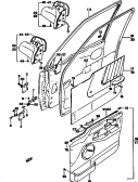 suzuki 46899 ПЕРЕДНЯЯ ДВЕРЬ