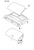 suzuki 47143 PASSENGER AIR BAG