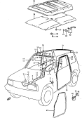 suzuki 47156 INTERIOR TRIM (3DR:V)